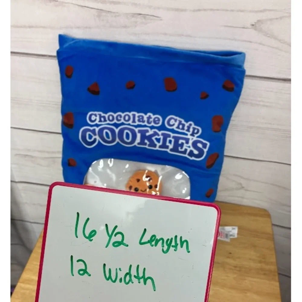 Fiesta Chocolate Chip Cookies Plush Bag with 7 Removable Mini Cookie Plushies